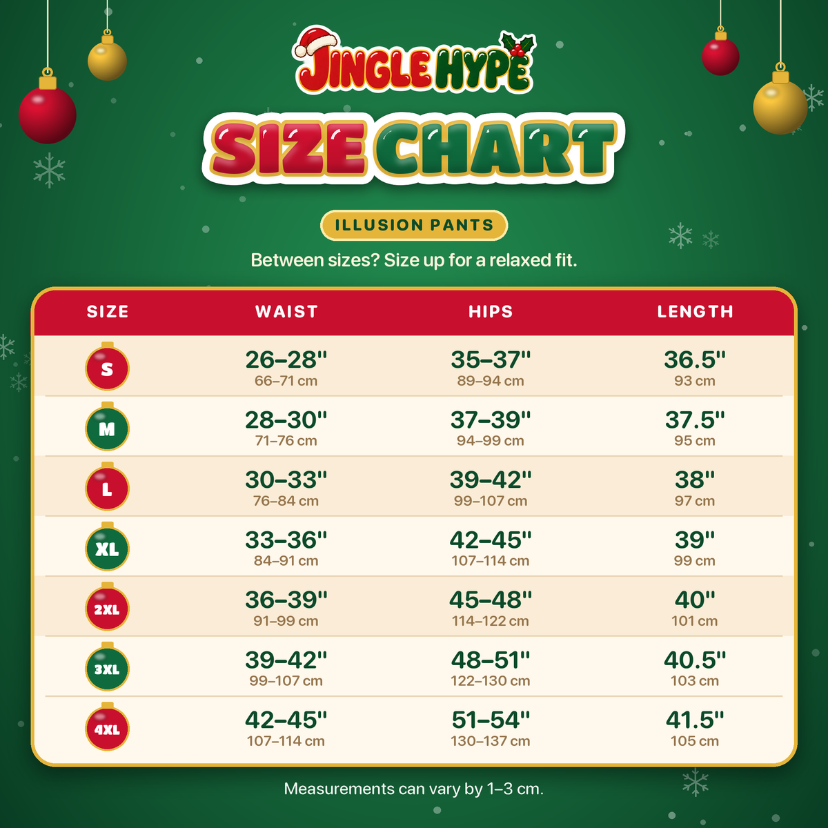 Find my size